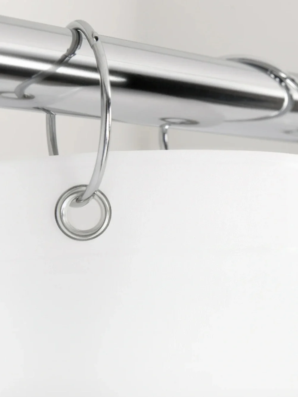 Mainstays bathroom utility accessories set of: a shower curtain & hooks-new.